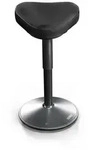 Clouvou B&uuml;rohocker, Schwarz, Metall, 1-Sitzer, F&uuml;llung: Schaumstoff, 36x64x36 cm,