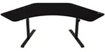 Arozzi Gamingtisch, Schwarz, Metall, 225x71x71 cm, Arbeitszimmer, Schreibtische,