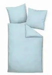 Janine Bettw&auml;sche, Blau, Textil, Uni, 155x220 cm, Oeko-Tex&reg; Made IN Green,...