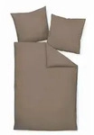 Janine Bettw&auml;sche, Taupe, Textil, Uni, 200x220 cm, Textiles Vertrauen - Oeko-Tex&reg;,