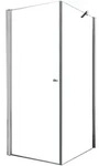 Glasdeals Duschkabine, Klar, Glas, Uni, Quadratisch, 100x190x100 cm, Badezimmer,