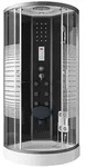 Home Deluxe Duschkabine, Schwarz, Glas, 100 cm, Badezimmer, Baden & Duschen,