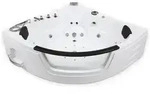 Home Deluxe Whirlpool, Wei&szlig;, Keramik, 157x65x157 cm, Badezimmer, Baden & Duschen,