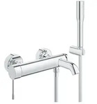 Grohe Badewannenarmaturen, Silber, Metall, 29.8x150x3.5 cm, Badezimmer, Waschbecken &