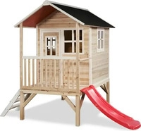 EXIT Toys SPIELHAUS Natur, Kernbuche 190x215x369 cm
