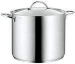 WMF Gem&uuml;setopf Thrans Therm, Silber, Metall, 14 L, rund, backofengeeignet, breiter