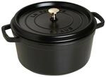 Staub Schmortopf Staub - LA Cocotte, Schwarz, Metall, 6,7 L, rund, Kochen, T&ouml;pfe,