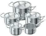 Zwilling Kochtopfset Twin Classic Mat., Edelstahl, Metall, 5-teilig, 16 cm,20...