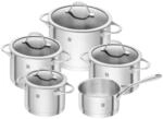 Zwilling Kochtopfset Essence, Metall, 5-teilig, 16 cm,20 cm,16 cm, 2 L,3.5 L,6 L,3 L,