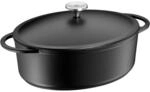 WMF Br&auml;ter, Schwarz, Metall, 5,0 L, oval, backofengeeignet,hitzebest&auml;ndige Griffe,