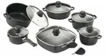 Karcher Topfset,, Schwarz, Metall, antihaftbeschichtet, Kochen, T&ouml;pfe, Topfsets