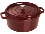 Staub Topf, Bordeaux, Metall, Kochen, T&ouml;pfe, Schmort&ouml;pfe