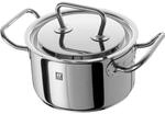 Zwilling Kochtopf Twin Classic, Silber, Metall, 2,0 L, rund, 15.2 cm, Messskala,