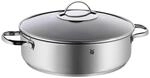 WMF Schmorpfanne Devil, Silber, Metall, 5 L, rund, backofengeeignet, rostfrei,