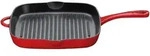 K&uuml;chenprofi Grillpfanne Provence, Rot, Metall, 43x27.6 cm, Kochen, Pfannen,
