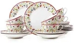 Ritzenhoff Breker Kaffeeservice, Mehrfarbig, Keramik, 18-teilig, 2x2x2 cm, Essen &