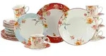 Creatable Kombiservice Crimson, Mehrfarbig, Keramik, 30-teilig, 200 ml,200 ml, Essen