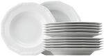 Rosenthal Tafelservice Maria wei&szlig;, Wei&szlig;, Keramik, 12-teilig, Essen & Trinken,