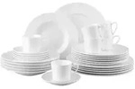 Rosenthal Kombiservice Jade , Weiß , Keramik , 30-teilig , 200 ml,200 ml , 35x35x33 Rosenthal Kombiservice Jade , Weiß , Keramik , 30-teilig , 200 ml,200 ml , 35x35x33