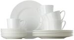 Rosenthal Kaffeeservice Jade White, Wei&szlig;, Keramik, 18-teilig, 200 ml,200 ml,...