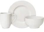 Villeroy & Boch Fr&uuml;hst&uuml;cks-Set, Wei&szlig;, Keramik, 6-teilig, Rund, 19.7x32.4x34.8 cm,