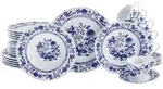 Creatable Kombiservice Flora Zwiebelmuster, Blau, Wei&szlig;, Keramik, 30-teilig, 200