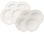 Villeroy & Boch Geschirr, Wei&szlig;, Keramik, 8-teilig, 2x2x2 cm, Essen & Trinken,