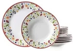 Ritzenhoff Breker Tafelservice, Mehrfarbig, Keramik, 12-teilig, 2x2x2 cm, Essen &