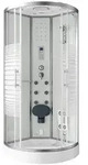 Home Deluxe Dampfdusche, Wei&szlig;, Glas, 90 cm, Badezimmer, Baden & Duschen,