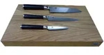 Kai Messer Hackbrett-Set, Silber, Metall, 30x47 cm, K&uuml;chenzubeh&ouml;r,...