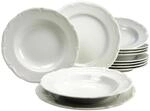 Creatable Tafelservice, Wei&szlig;, Keramik, 12-teilig, Geschirr, Geschirrsets,