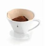 Gefu Kaffeefilterhalter Sandro, Wei&szlig;, Keramik, 14.0 cm, Kaffee & Tee, Tee- &