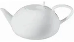 ASA Teekanne A Table, Wei&szlig;, Keramik, 1,6 L, 11 cm, Ausgie&szlig;er, Siebeinsatz, Kaffee &