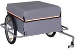 Homcom Lastenanh&auml;nger,, Grau, Metall, 88x60x140 cm, Freizeit, Sport & Fitness,