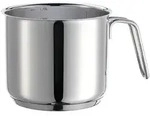 M&auml;ser Milchtopf Varuna, Silber, Metall, 1,9 L, rund, 15x12x21 cm, Messskala,
