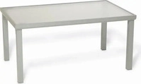 Gardenson GARTENTISCH Silber 90x72x150 cm