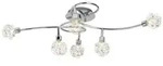 Brilliant Deckenspot, Chrom, Metall, 110x17x41.5 cm, Lampen & Leuchten,