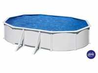 Gre Pool-Set, Weiß, Metall, 375x120x610 cm, Freizeit, Pools und Wasserspaß, Pools,