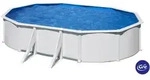 Gre Pool-Set 2024, Wei&szlig;, Metall, 300x120x500 cm, Freizeit, Pools und Wasserspa&szlig;,