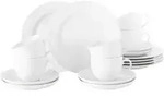 Seltmann Weiden Kaffeeservice, Wei&szlig;, Keramik, 18-teilig, Rund, 2x2x2 cm, Essen &