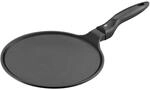 WMF Crepespfanne Devil, Schwarz, Metall, rund, antihaftbeschichtet, ergonomischer