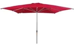 Doppler Sonnenschirm, Rot, Silber, Textil, 350x350 cm, Sonnen- & Sichtschutz,