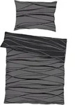 Kaeppel Bettw&auml;sche Motion, Braun, Textil, Graphik, 200x200 cm, b&uuml;gelleicht,