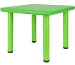 Bieco Spielwaren Kindertisch, Gr&uuml;n, Kunststoff, 62x52x62 cm, Kinder- & Jugendzimmer,