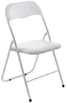 CLP Besucherstuhl, Wei&szlig;, Wei&szlig;, Metall, 45x78x45 cm, Esszimmer, St&uuml;hle,