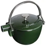 Staub Wasserkessel, Gr&uuml;n, Metall, 22 cm, K&uuml;chenger&auml;te, Wasserkocher
