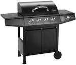Taino Gasgrill, Schwarz, Metall, 126x103x50 cm, Grills & Outdoor-K&uuml;chen, Gasgrills