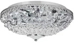 lux.pro Deckenleuchte, Silber, Metall, 40x16x40 cm, Lampen & Leuchten,