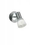 Led, Silber, Glas, Metall, 10x14.5x19 cm, Lampen & Leuchten, LED Beleuchtung,