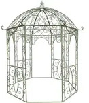 CLP Pavillon, Gr&uuml;n, Gr&uuml;n, Metall, 284x313x263 cm, Sonnenschutz & Sichtschutz,